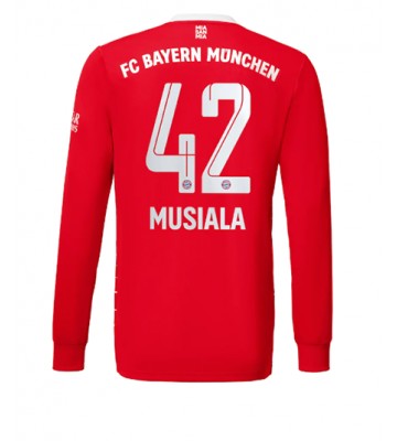 Bayern Munich Jamal Musiala #42 Hjemmedrakt 2022-23 Langermet